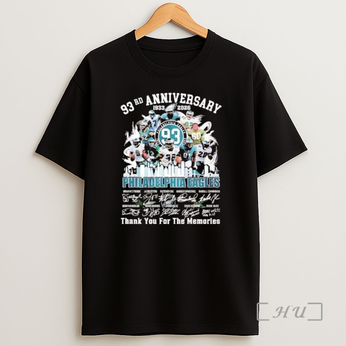 Officials Philadelphia Eagles 2026 93rd Anniversary Thank You For The Memories Shirt Sweatshirt Tee