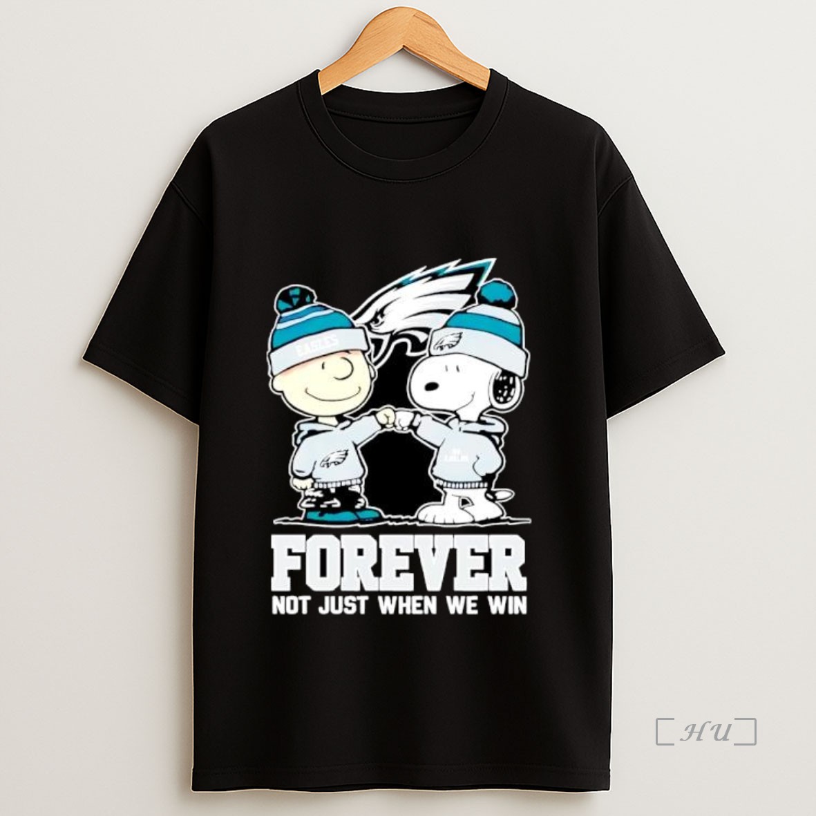 Officials Philadelphia Eagles Charlie Brown And Snoopy Forever Not Just When We Win Shirt Sweatshirt Tee