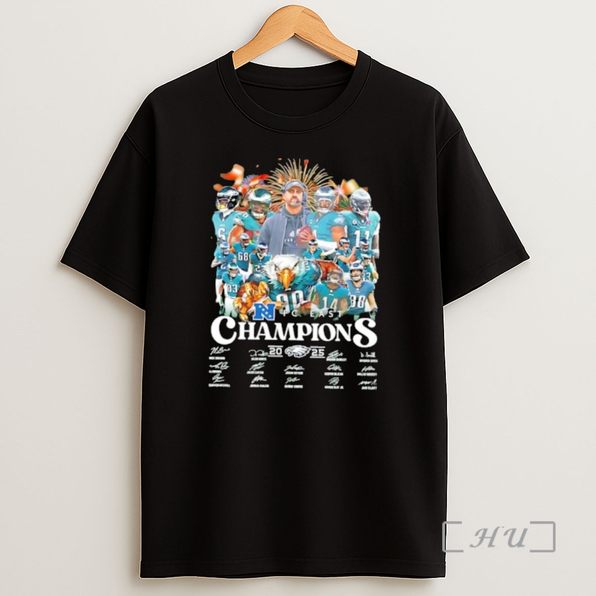Officials Philadelphia Eagles Nfc East 2025 Champions Road To Super Bowl Signature Shirt Sweatshirt Tee