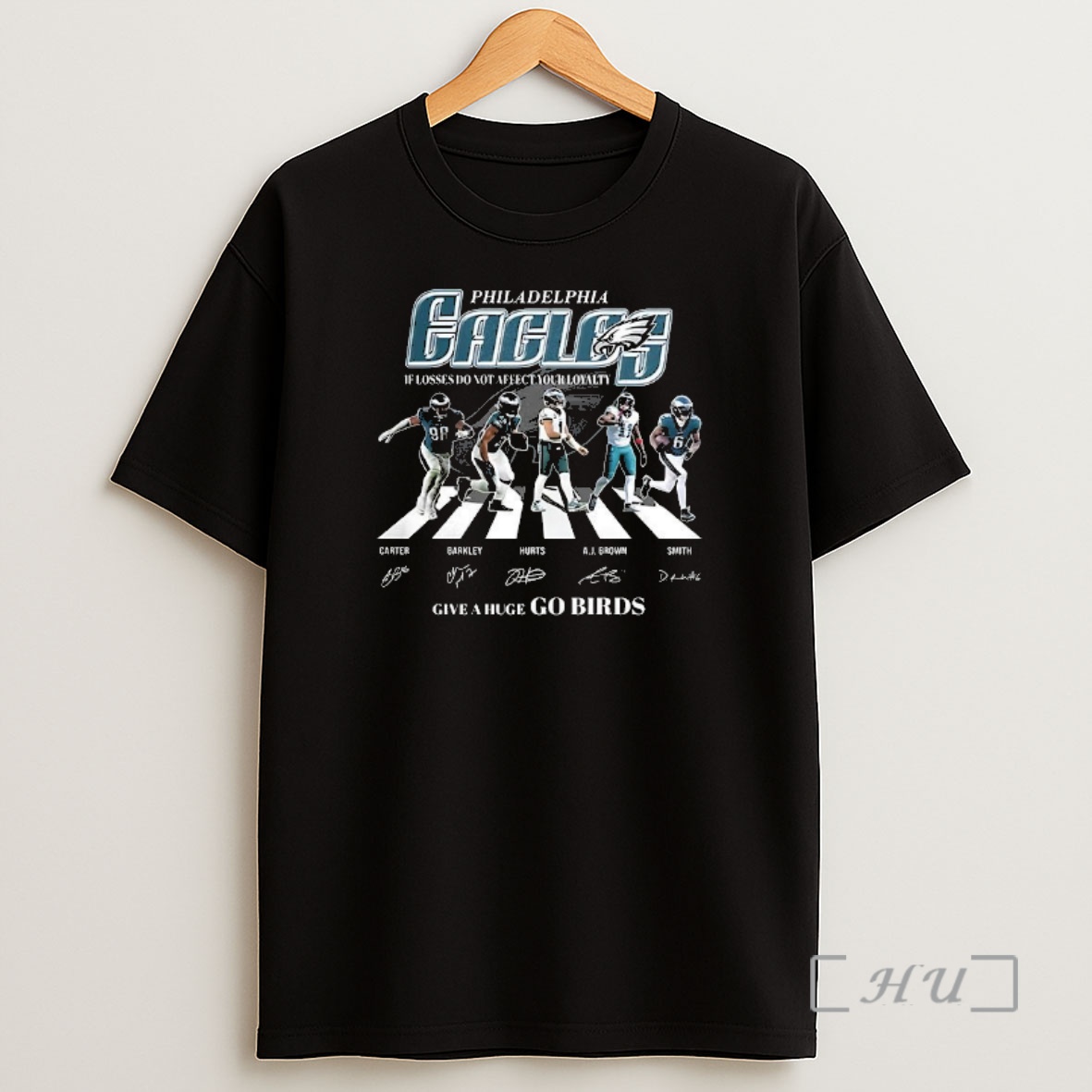 Officials Philadelphia Eagles Nfl If Losses Do Not Affect Your Loyalty Give Hug Go Birds Player Signature Shirt Sweatshirt Tee