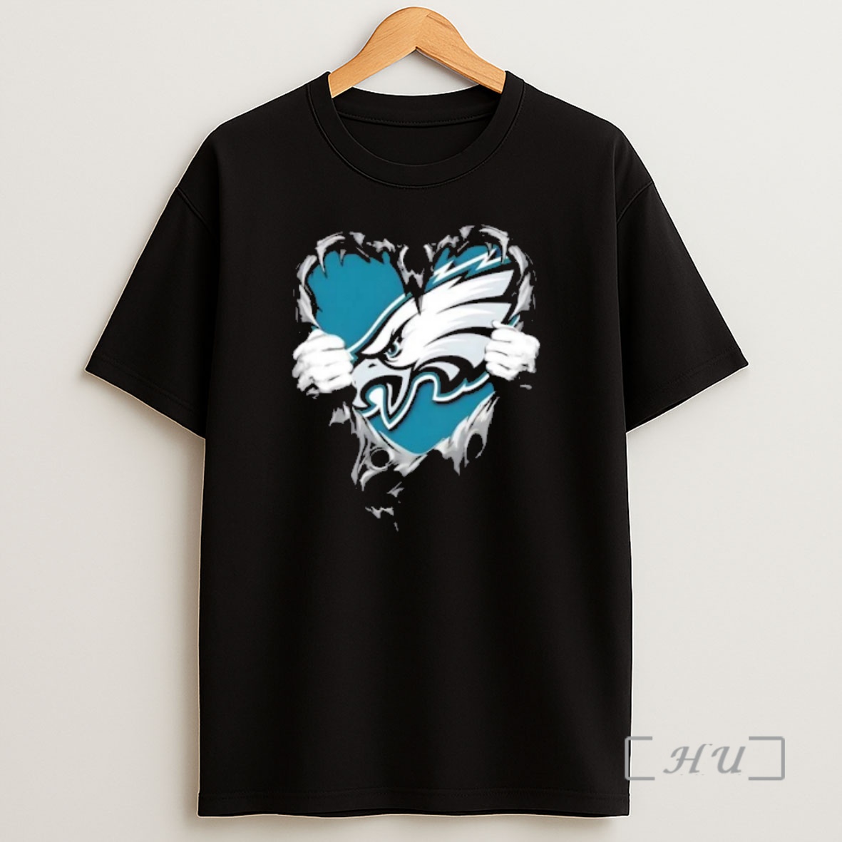 Officials Philadelphia Eagles Rip The Chest Forever In My Heart Shirt Sweatshirt Tee