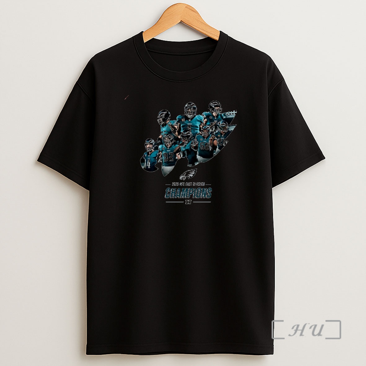 Officials Philadelphia Eagles Back 2 Back 2025 Nfc East Division Champions Logo Circle Shirt Sweatshirt Tee