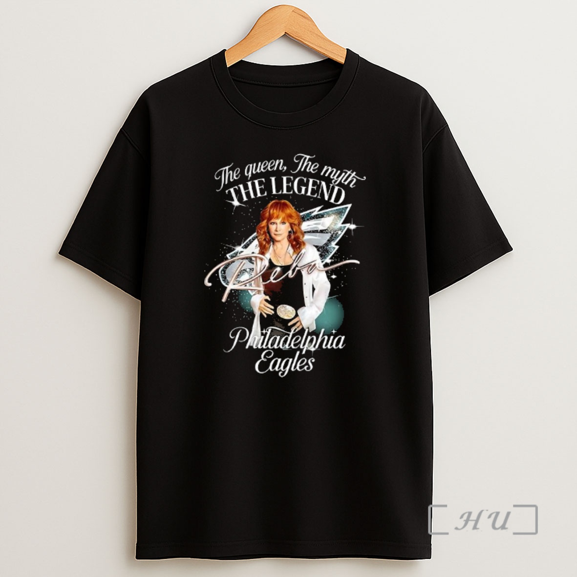 Officials Philadelphia Eagles Football Reba The Queen The Myth The Legend Signature Shirt Sweatshirt Tee
