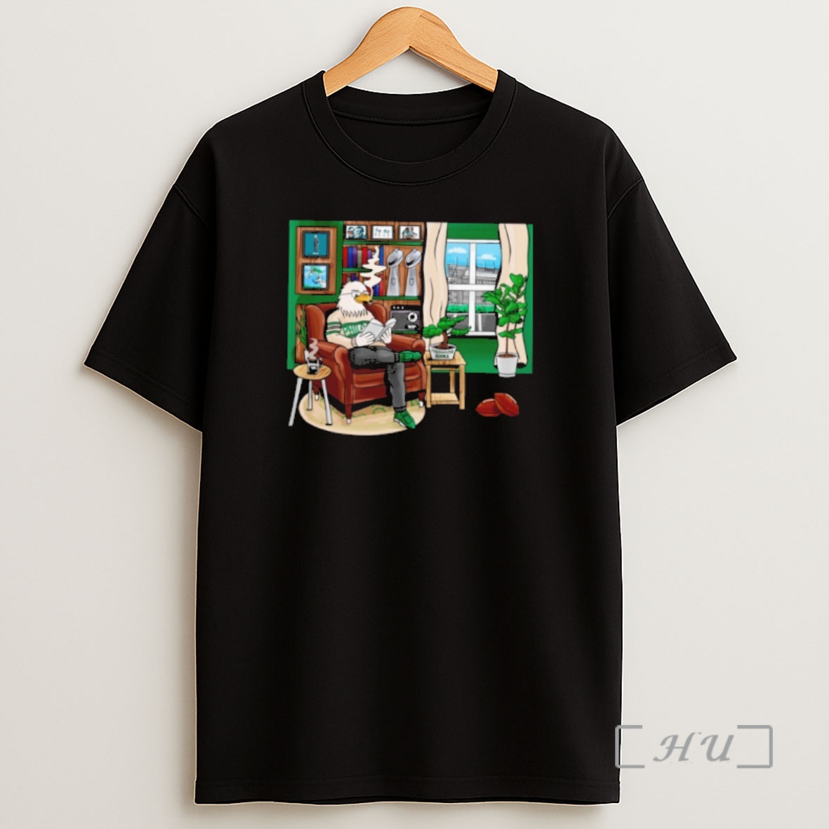 Officials Philadelphia Eagles Mascot Read Book Shirt Sweatshirt Tee