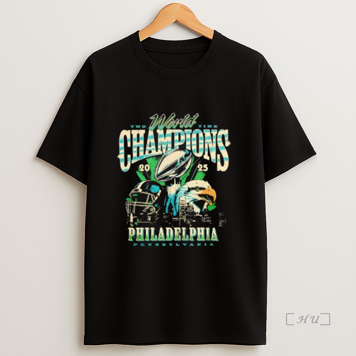 Officials Philadelphia Eagles Two Time World Champions 2025 Premium Shirt Sweatshirt Tee