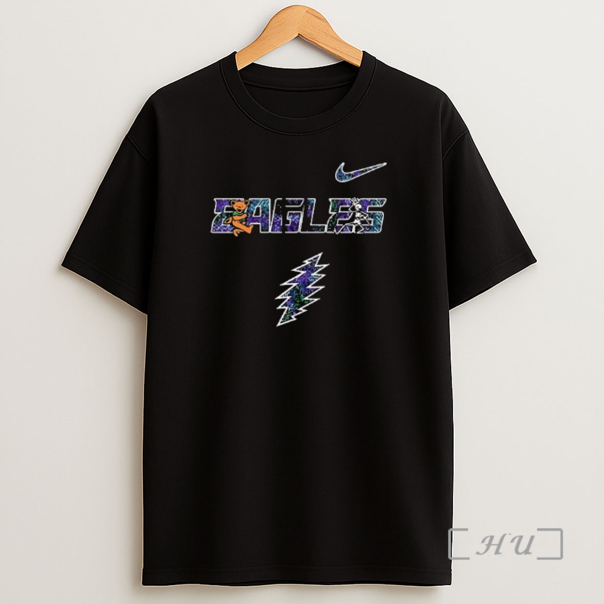 Officials Philadelphia Eagles X Grateful Dead Logo Parody Premium Shirt Sweatshirt Tee