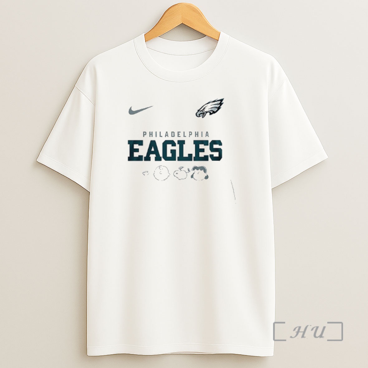 Officials Philadelphia Eagles X Peanuts Abbey Road Cartoon Double Sided Graphic Shirt Sweatshirt Tee
