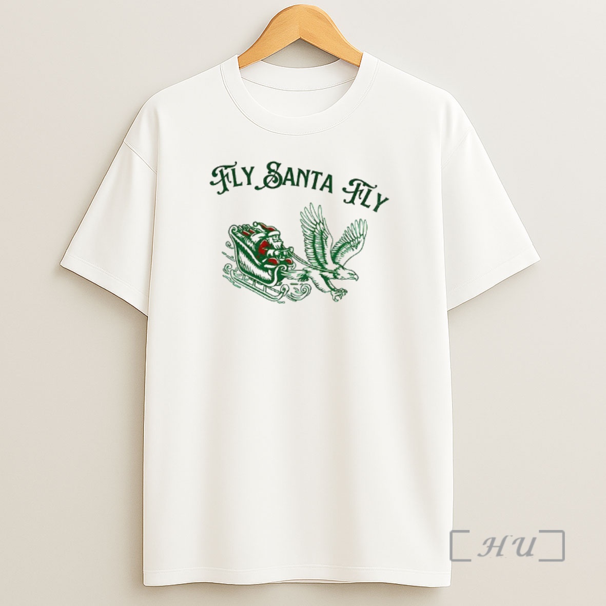 Officials Philadelphia Vintage Fly Santa Fly Christmas Football Premium Shirt Sweatshirt Tee