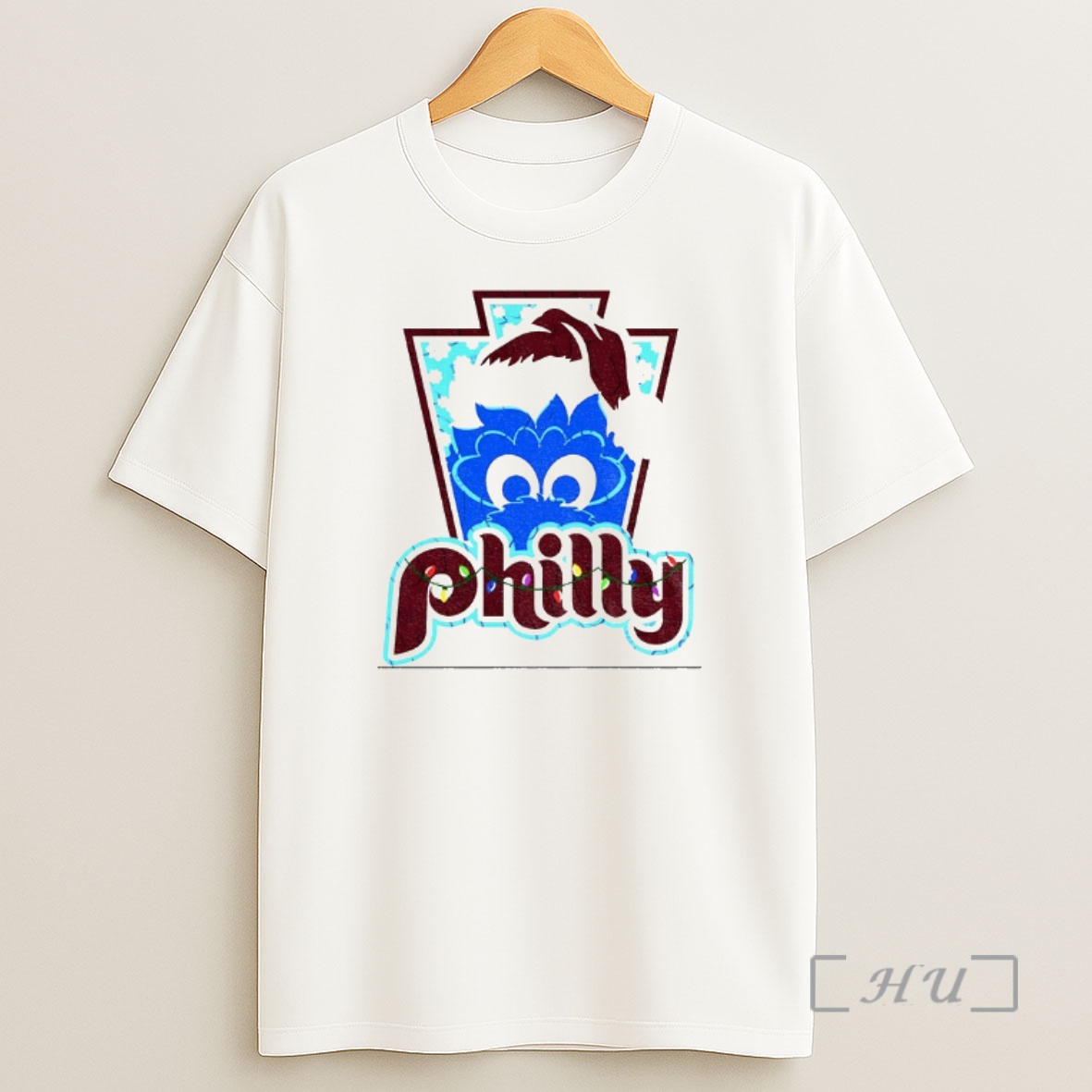 Officials Philly Phanatic Santa Hat Philadelphia Phillies Merry Christmas Premium Shirt Sweatshirt Tee