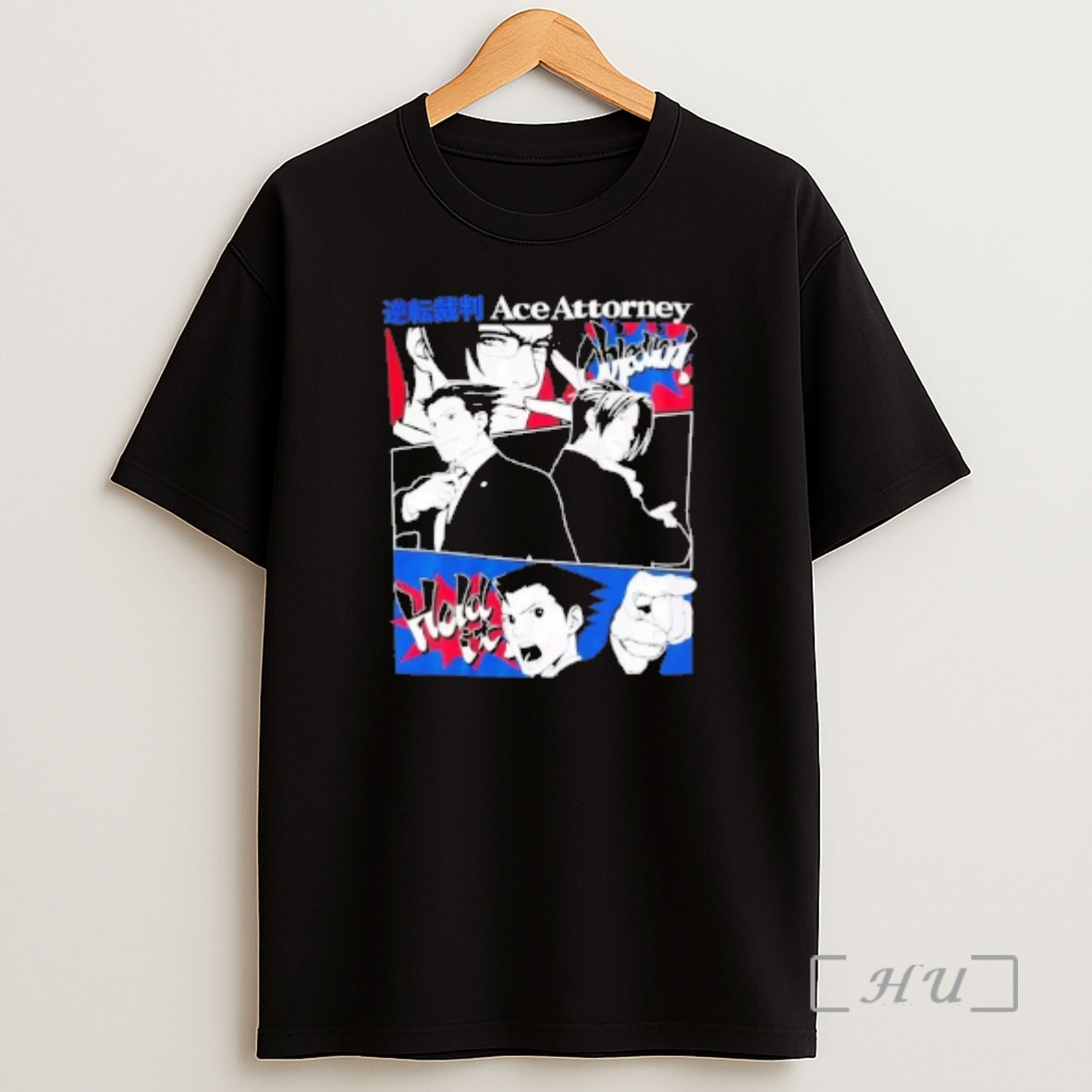 Officials Phoenix Wright Ace Attorney Duo Panels Shirt Sweatshirt Tee