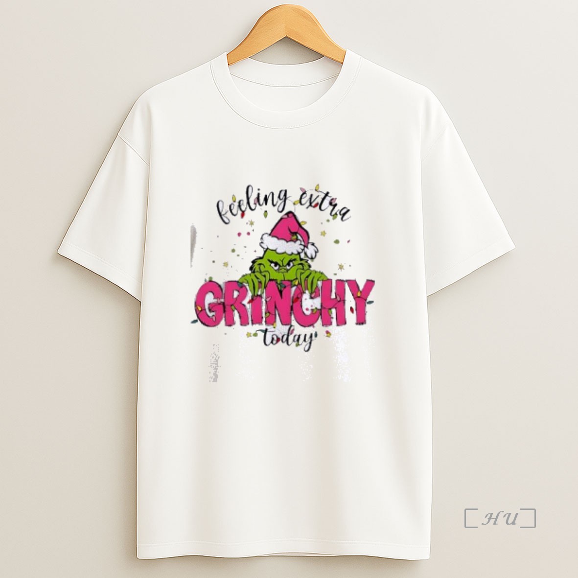 Officials Pink Feeling Extra Grinchy Today Premium Shirt Sweatshirt Tee
