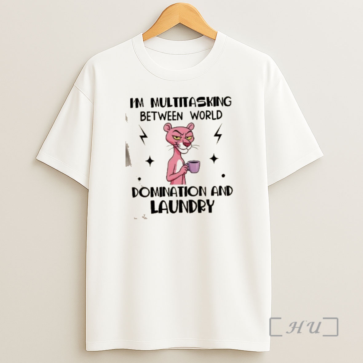 Officials Pink Panther Im Multitasking Between World Domination And Laundry Premium Shirt Sweatshirt Tee