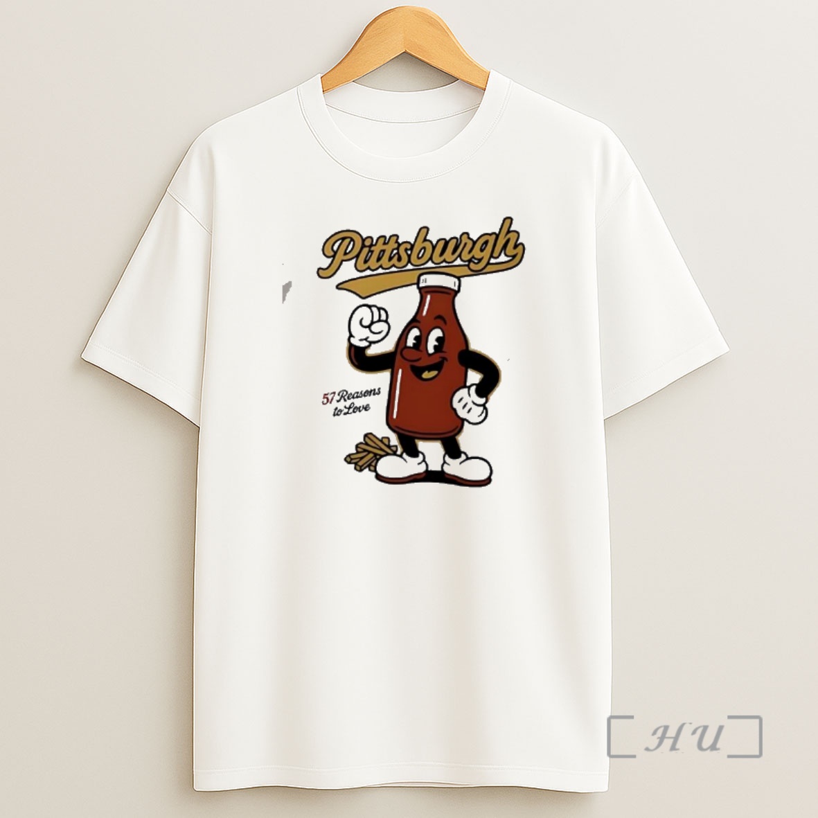 Officials Pittsburgh 57 Ketchup Bottle Mascot Funny Shirt Sweatshirt Tee