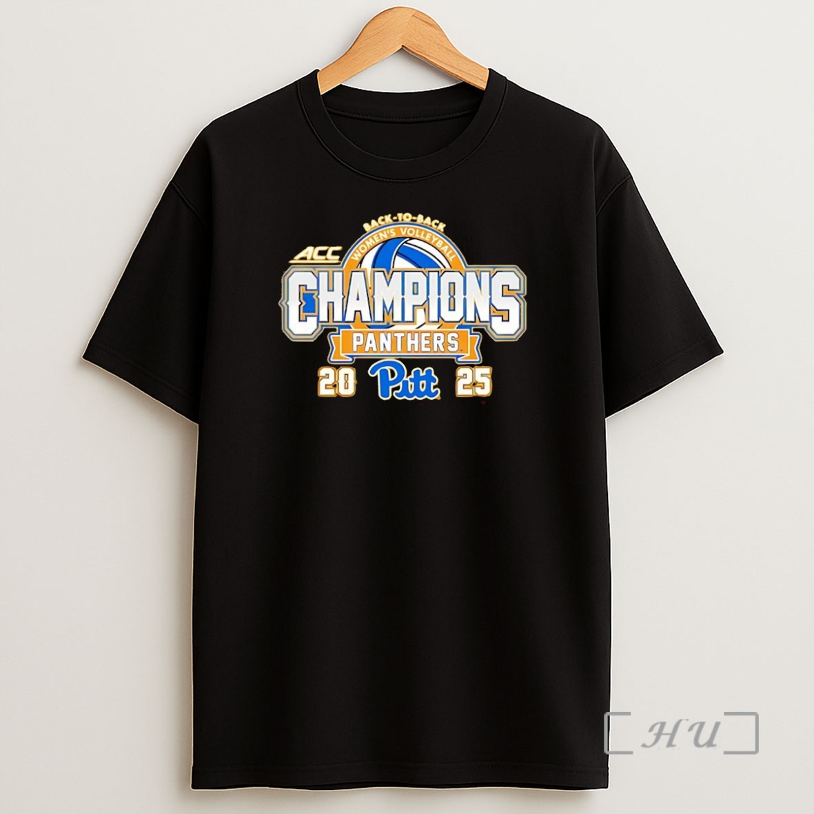 Officials Pittsburgh Panthers Back To Back 2025 Acc Womens Volleyball Champions Premium Shirt Sweatshirt Tee