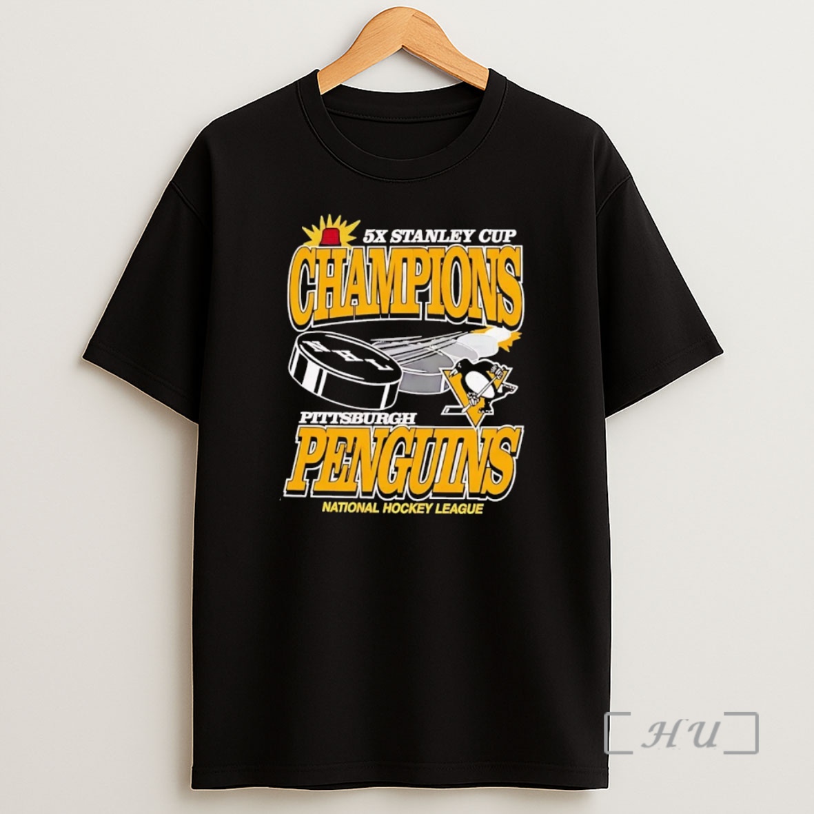 Officials Pittsburgh Penguins 5x Stanley Cup Champions Shirt Sweatshirt Tee