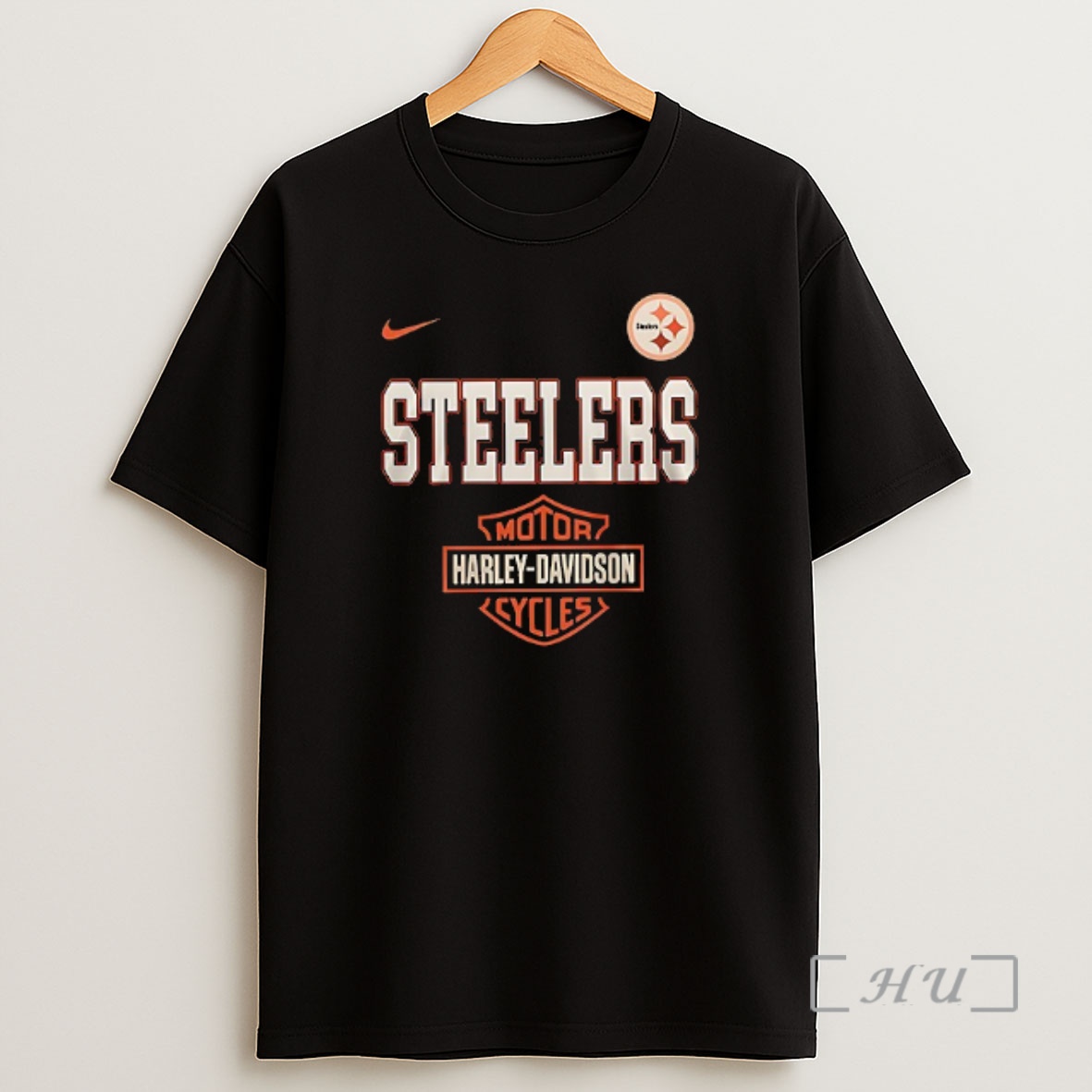 Officials Pittsburgh Steelers 122 Years Harley Davidson Ride The Legend Logo Premium Shirt Sweatshirt Tee