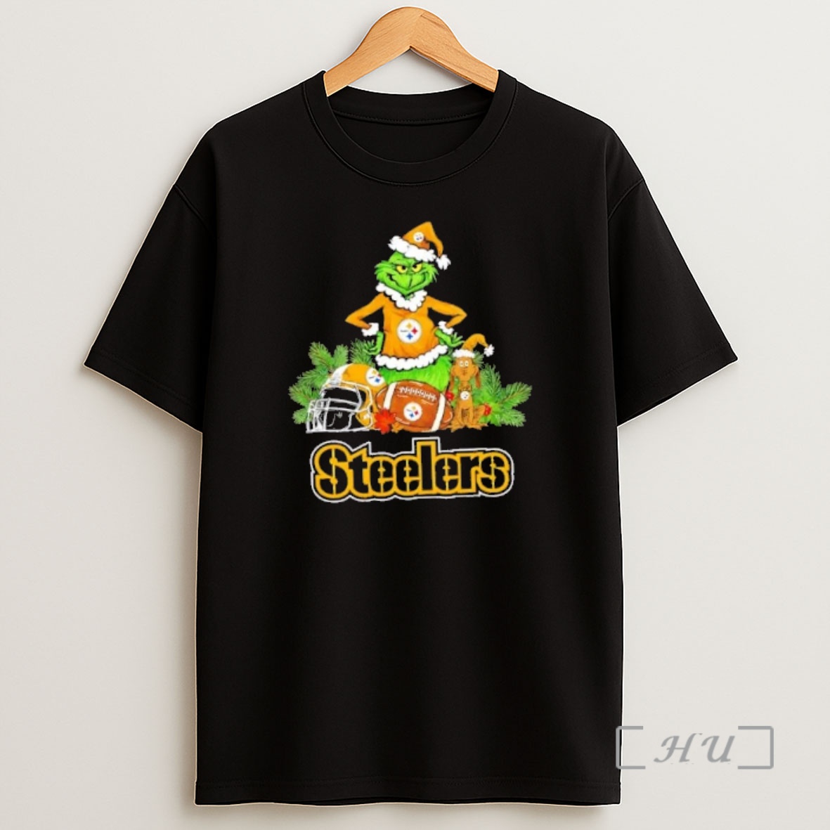 Officials Pittsburgh Steelers Football X Grinch Merry Christmas Graphic Premium Shirt Sweatshirt Tee