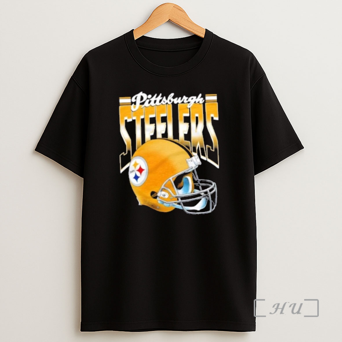Officials Pittsburgh Steelers Gradient Alt Helmet Shirt Sweatshirt Tee