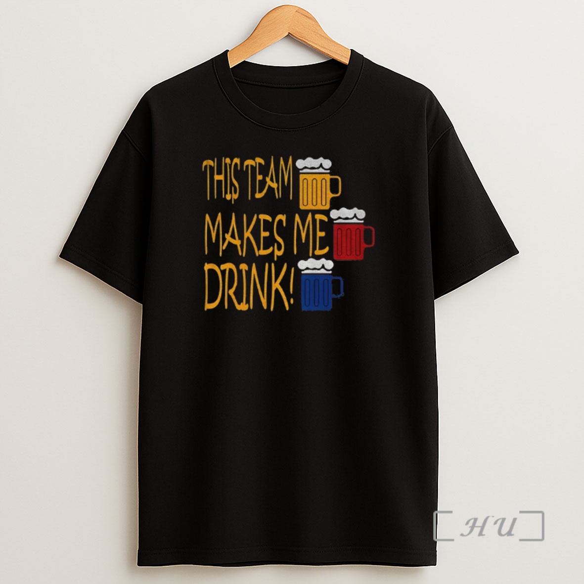 Officials Pittsburgh Steelers This Team Makes Me Drink Shirt Sweatshirt Tee