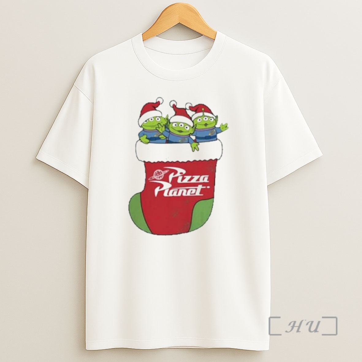 Officials Pizza Planet Alien Christmas Stocking Ornaments Shirt Sweatshirt Tee