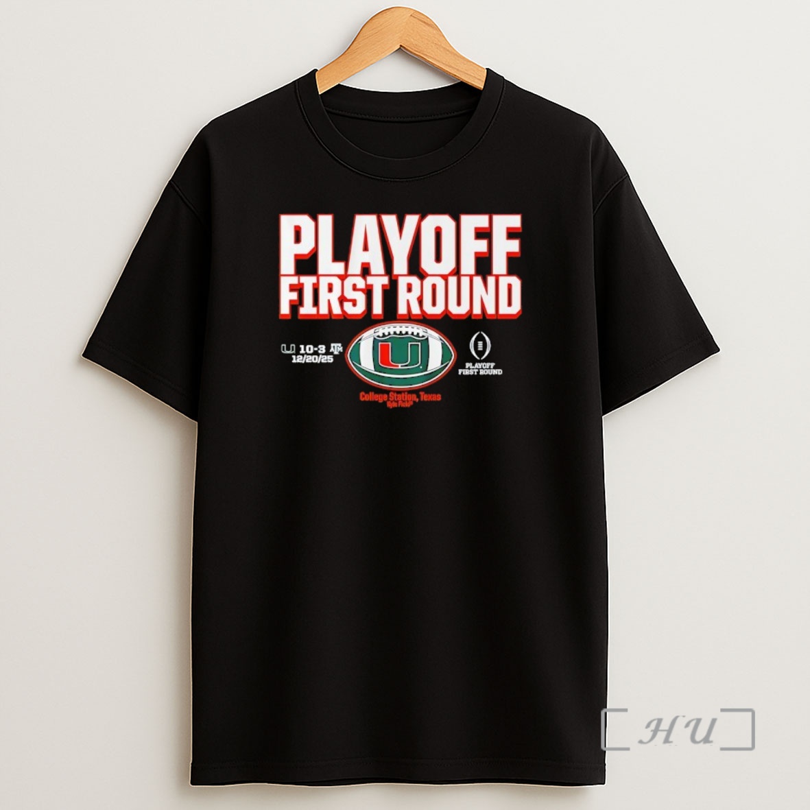 Officials Playoff First Round Miami Hurricanes 2025 Cfp Winner Shirt Sweatshirt Tee