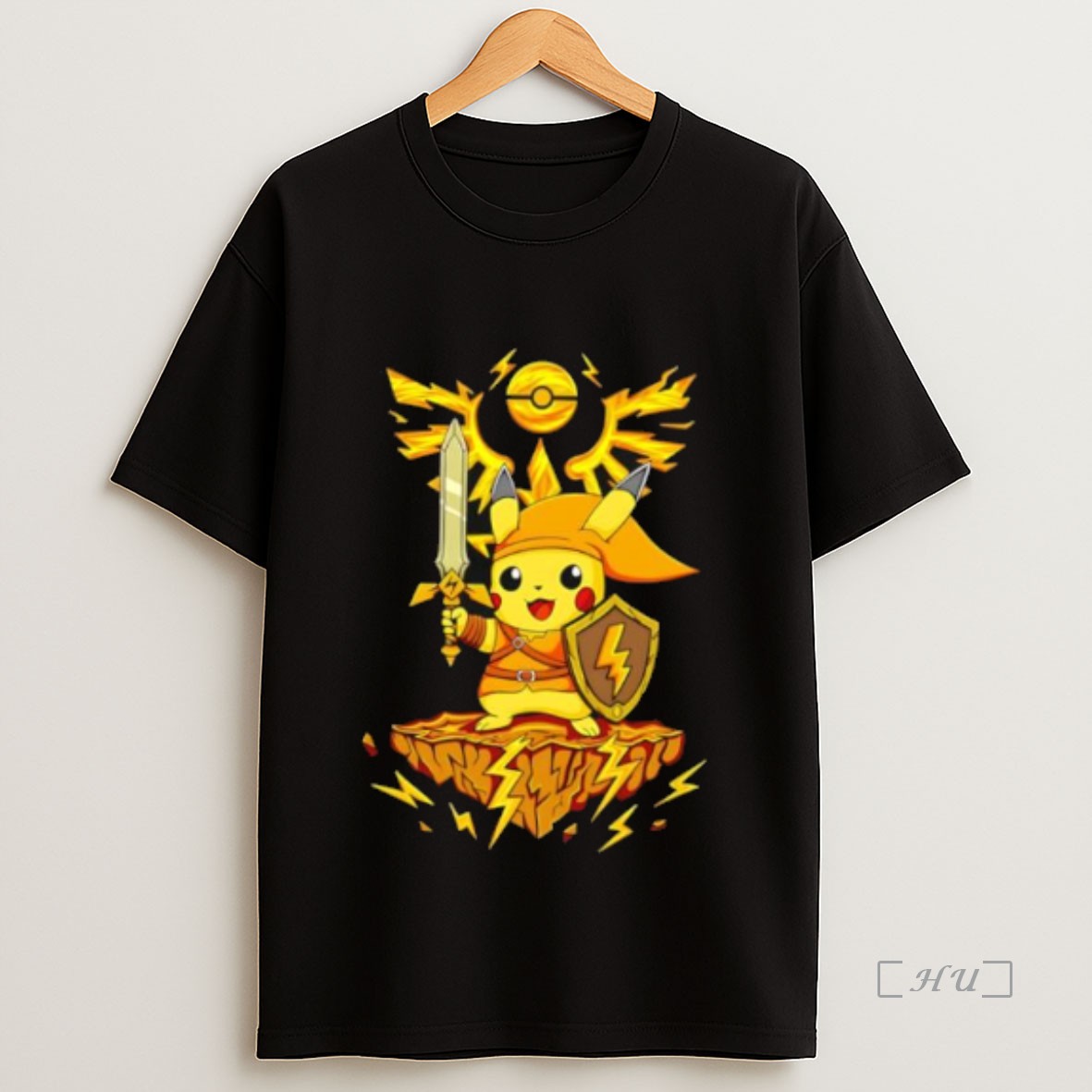 Officials Pokemon Pikachu Combatant Premium Shirt Sweatshirt Tee