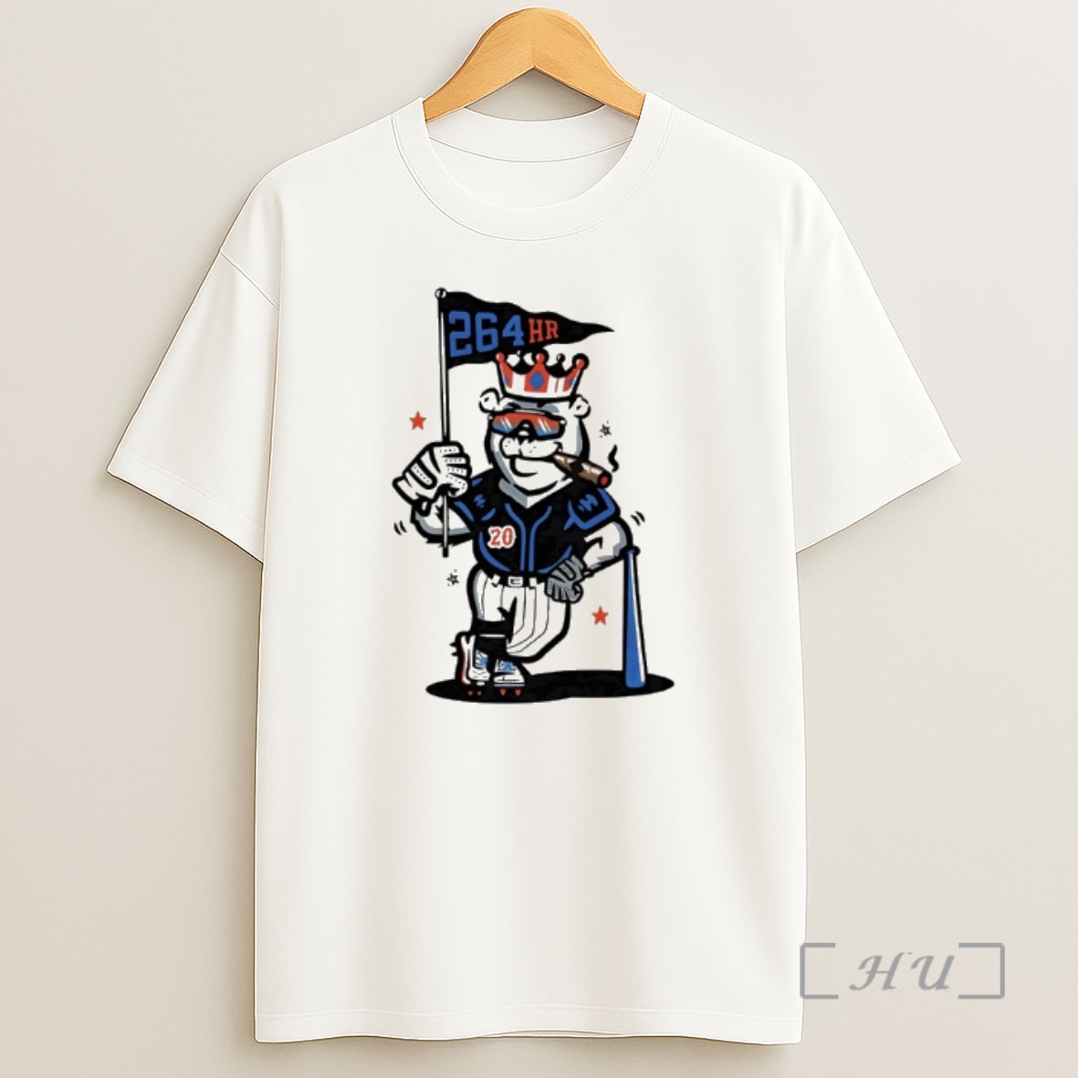 Officials Polar Bear Pete Alonso Cigar 264hr Home Run King Of Queens Shirt Sweatshirt Tee