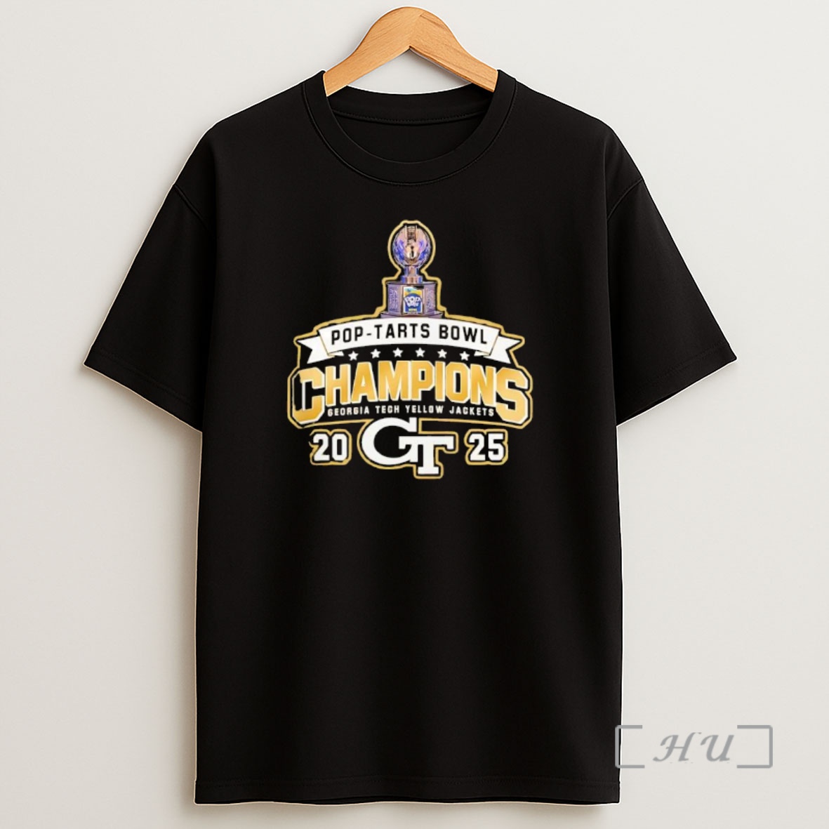 Officials Pop Tarts Bowl Champions Georgia Tech Yellow Jackets 2025 Logo Shirt Sweatshirt Tee