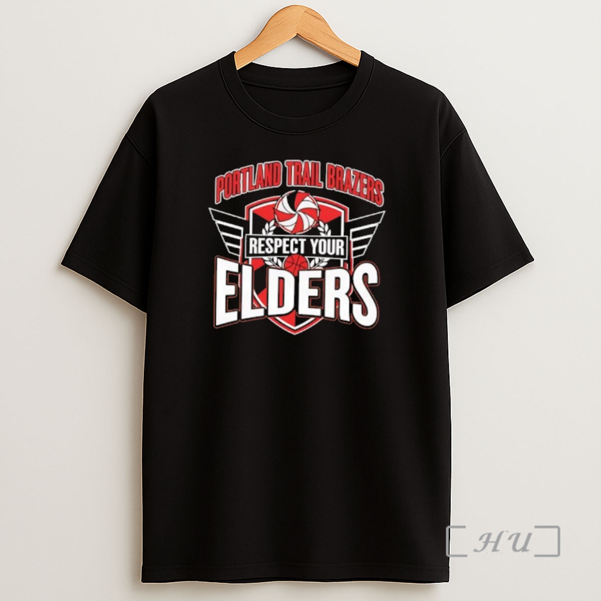 Officials Portland Trail Blazers Respect Your Elders Shirt Sweatshirt Tee