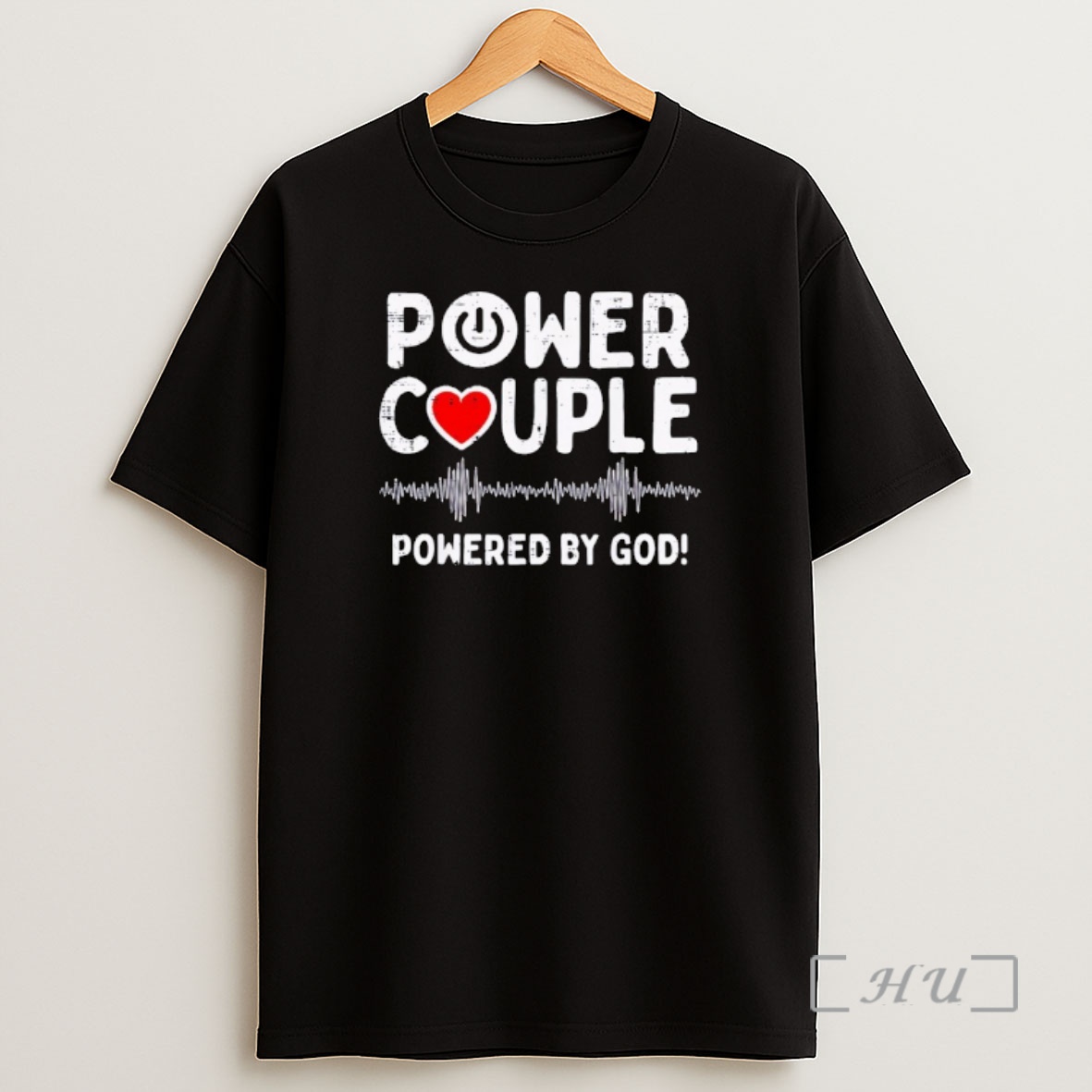 Officials Powered God Christian Valentines Day Couple Shirt Sweatshirt Tee
