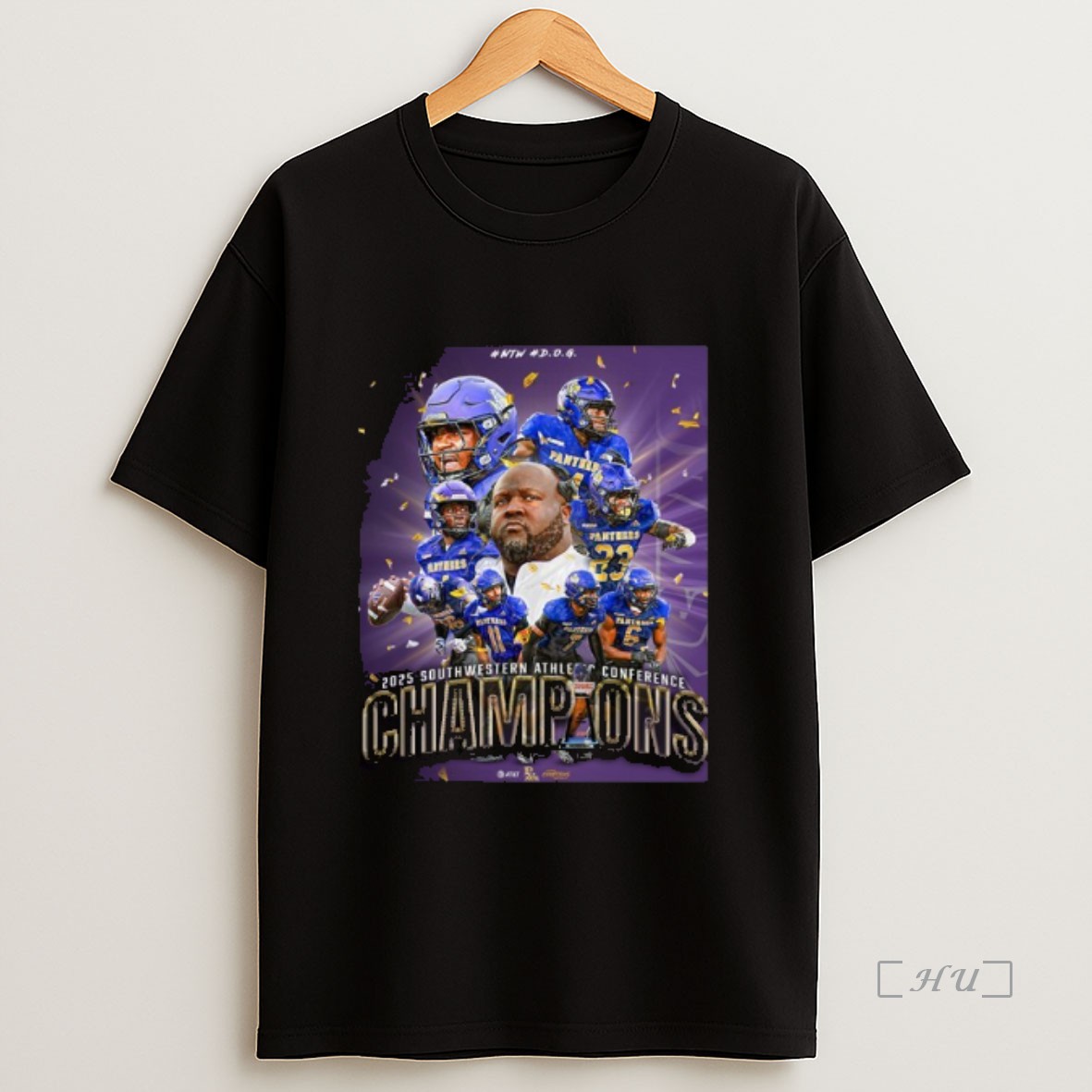 Officials Prairie View Am Football 2025 Swac Conference Champions Premium Shirt Sweatshirt Tee