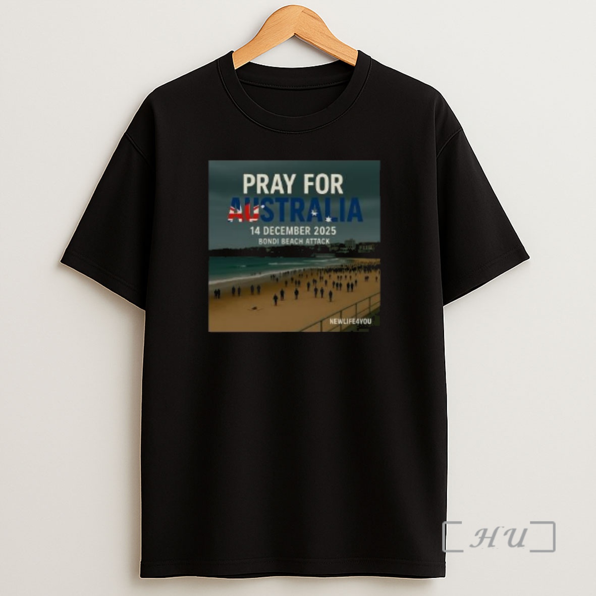 Officials Pray For Australia 14 December 2025 Bondi Beach Attack Circle Black Shirt Sweatshirt Tee