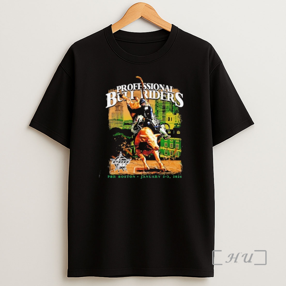 Officials Professional Bull Riders Boston Groundbreaking Floor Shirt Sweatshirt Tee