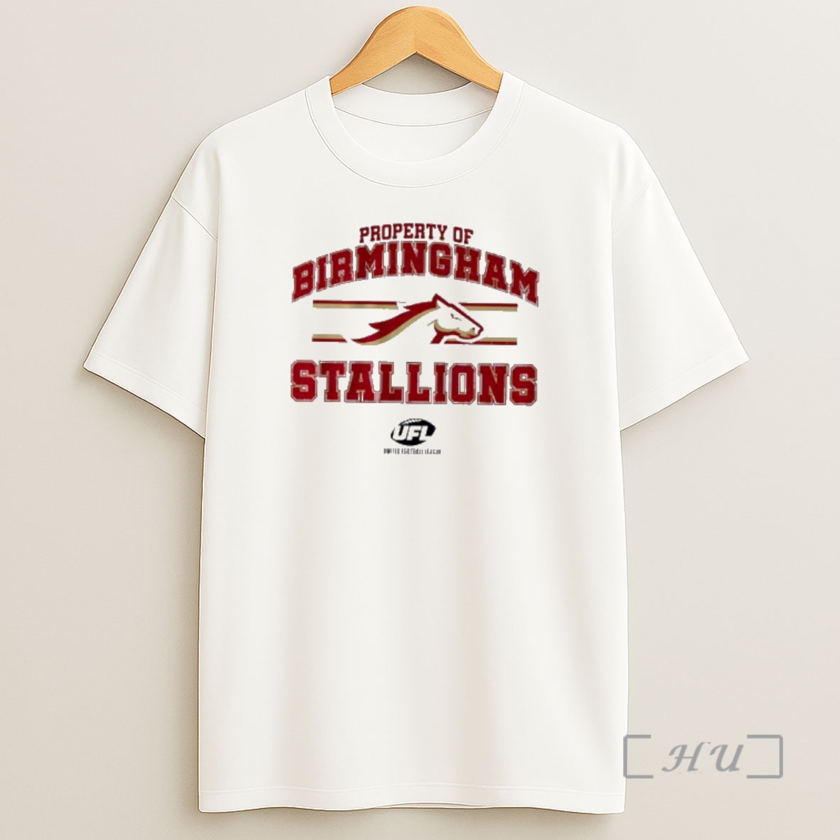 Officials Property Of Birmingham Stallions Ufl 2025 Logo Shirt Sweatshirt Tee
