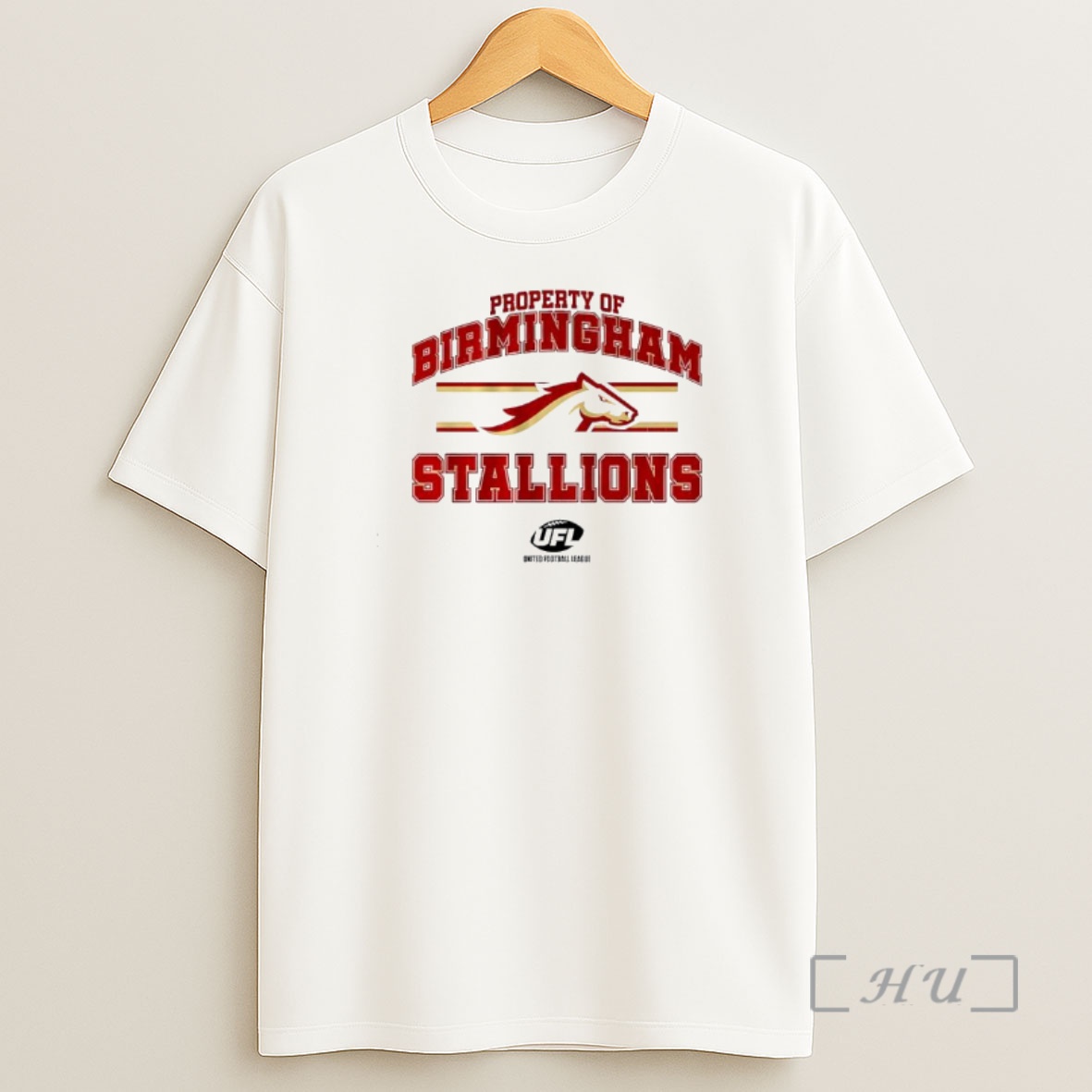 Officials Property Of Birmingham Stallions United Football League Logo Shirt Sweatshirt Tee