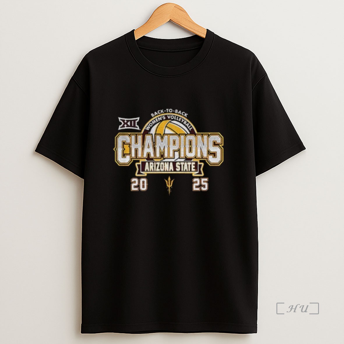 Officials Ptcjtwmy Sun Devils Asu Big 12 Volleyball Champions Back To Back Premium Shirt Sweatshirt Tee