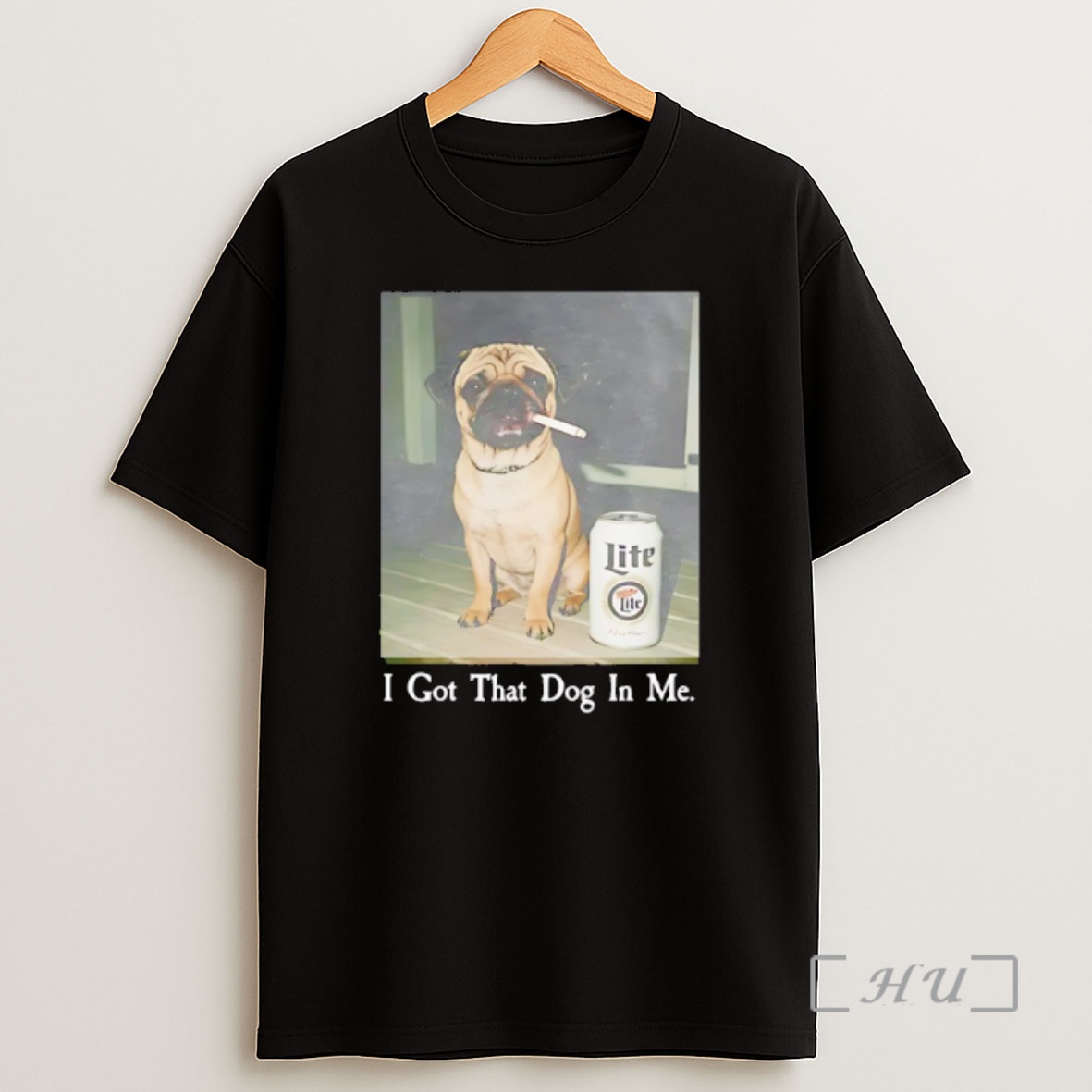 Officials Pug Smoking Beer I Got That Dog In Me Shirt Sweatshirt Tee