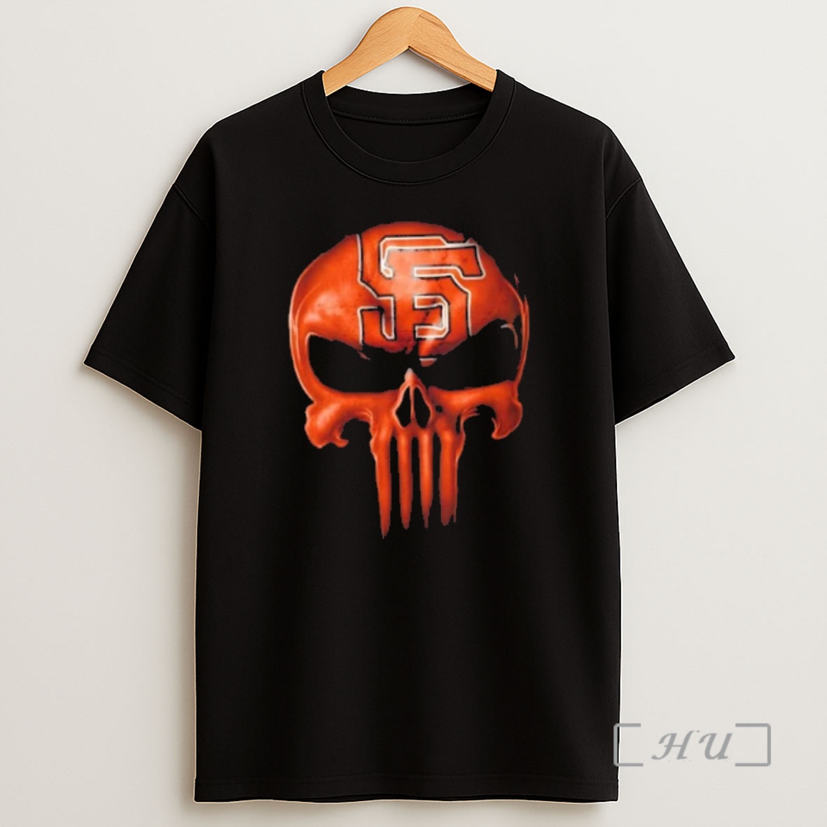 Officials Punisher Skull X San Francisco Giants Baseball Logo Shirt Sweatshirt Tee