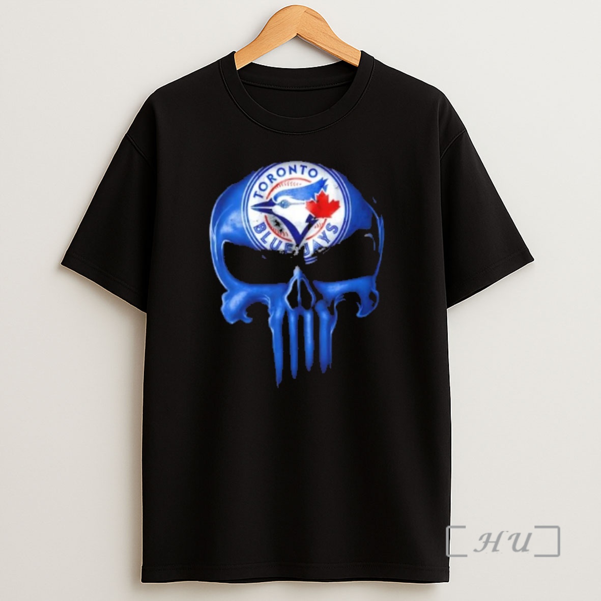 Officials Punisher Skull X Toronto Blue Jays Baseball Logo Shirt Sweatshirt Tee