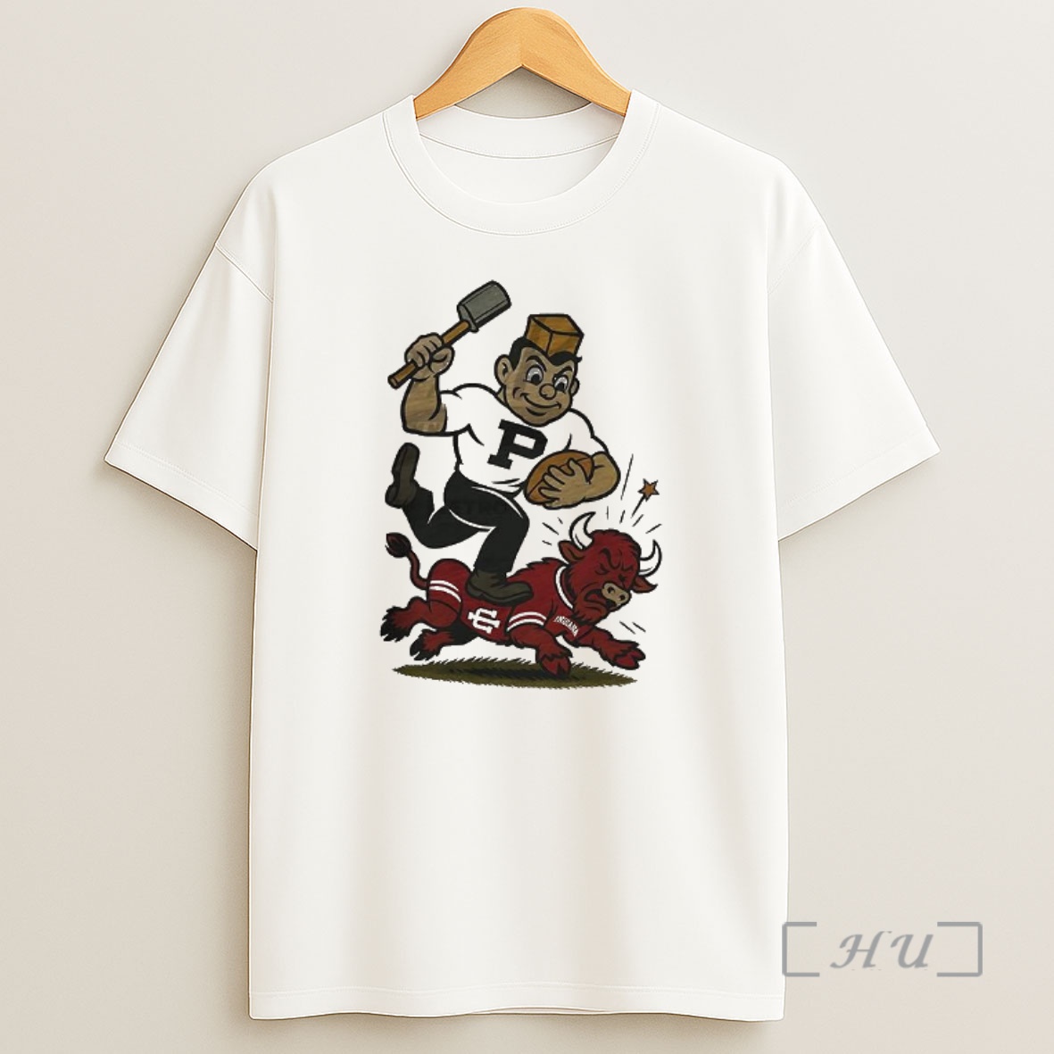Officials Purdue Boilermakers Crushed Indiana Hoosiers Ncaa Football Artwork Mascot Fight Retro Shirt Sweatshirt Tee
