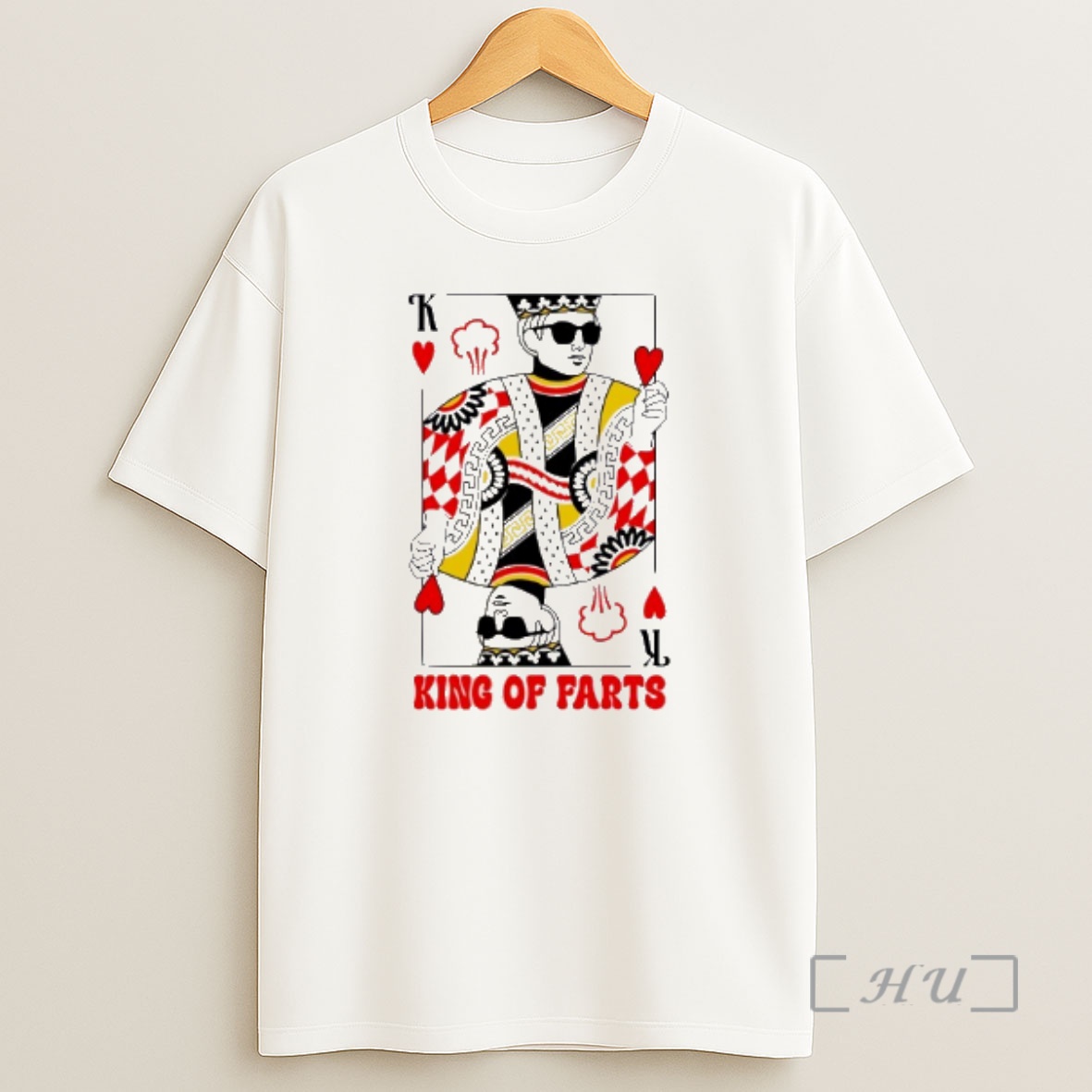 Officials Queen And King Of Farts Card Shirt Sweatshirt Tee