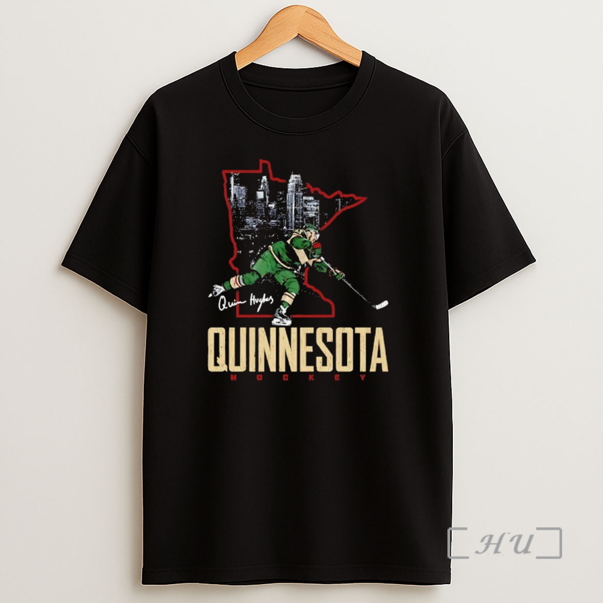 Officials Quinn Hughes Minnesota Wild Hockey Quinnesota State Shirt Sweatshirt Tee