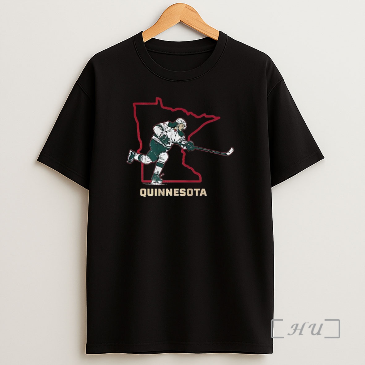 Officials Quinn Hughes Minnesota Wild Nhl Quinnesota State Border Shirt Sweatshirt Tee