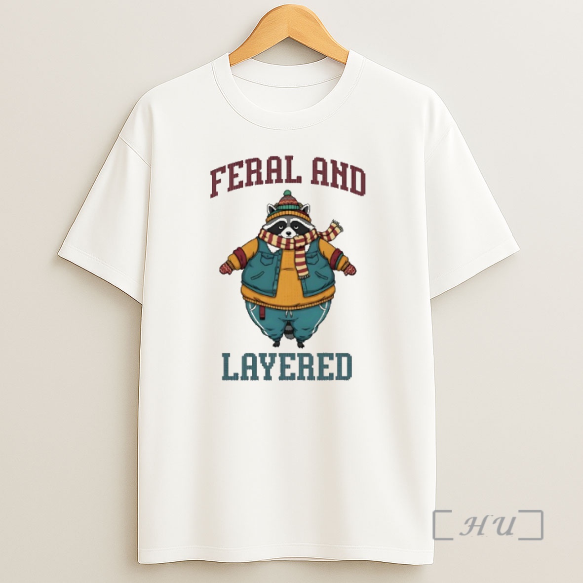 Officials Raccoon Feral And Layered Shirt Sweatshirt Tee