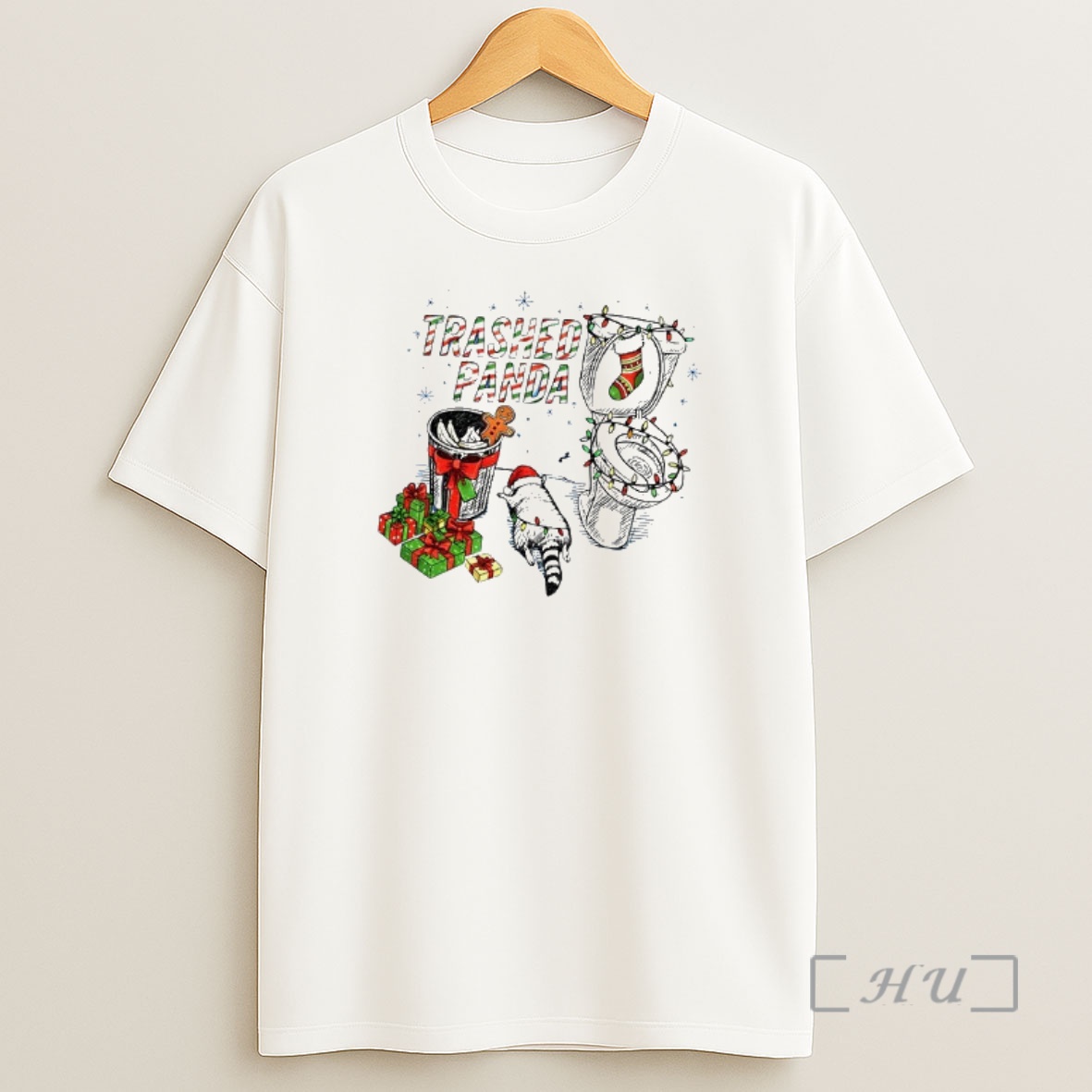 Officials Raccoon Trashed Panda Merry Christmas 2025 Shirt Sweatshirt Tee