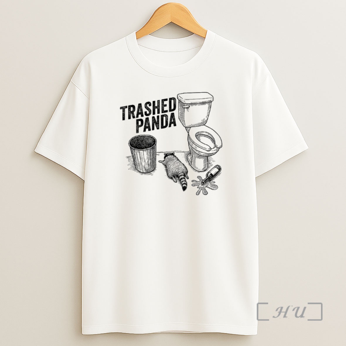 Officials Raccoon Trashed Panda Shirt Sweatshirt Tee