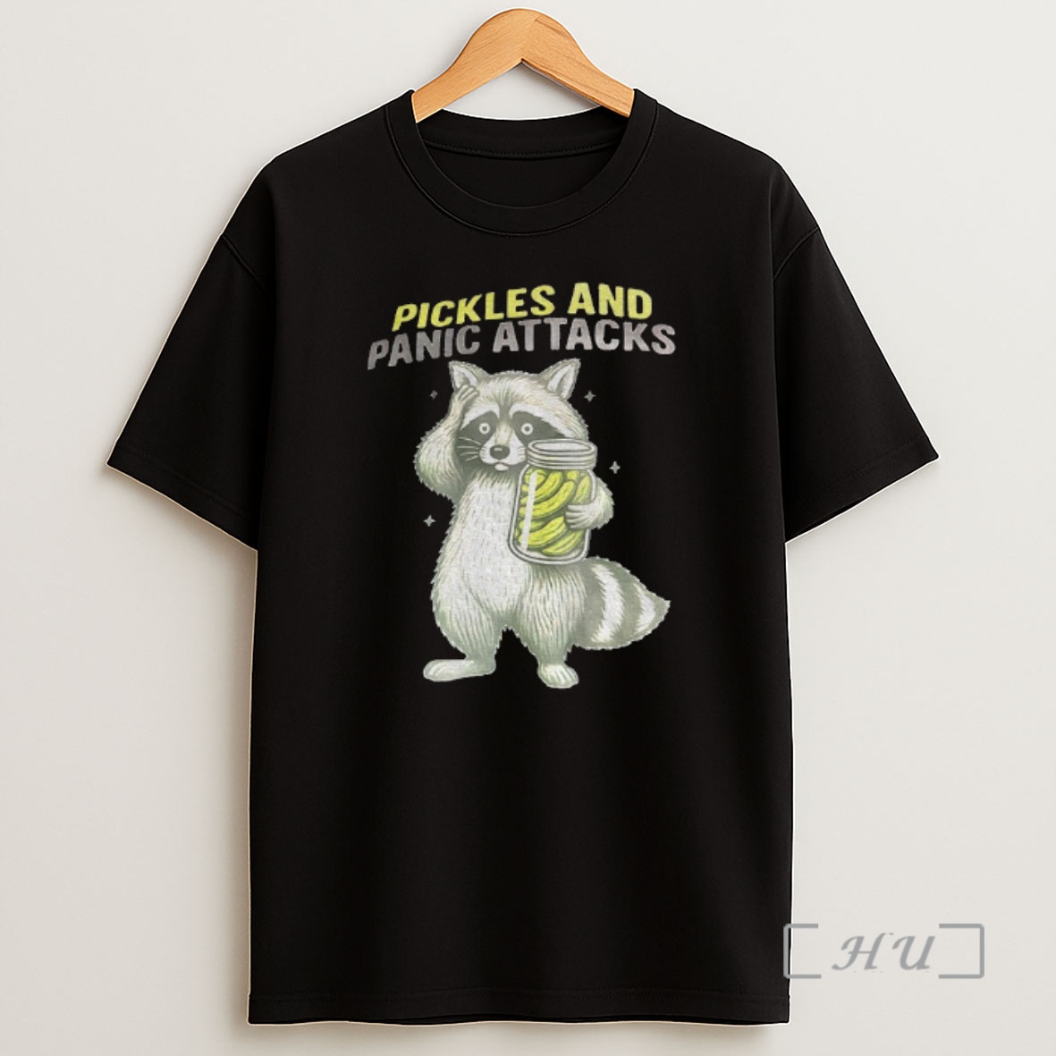 Officials Raccoon Pickles And Panic Attacks Vintage Shirt Sweatshirt Tee