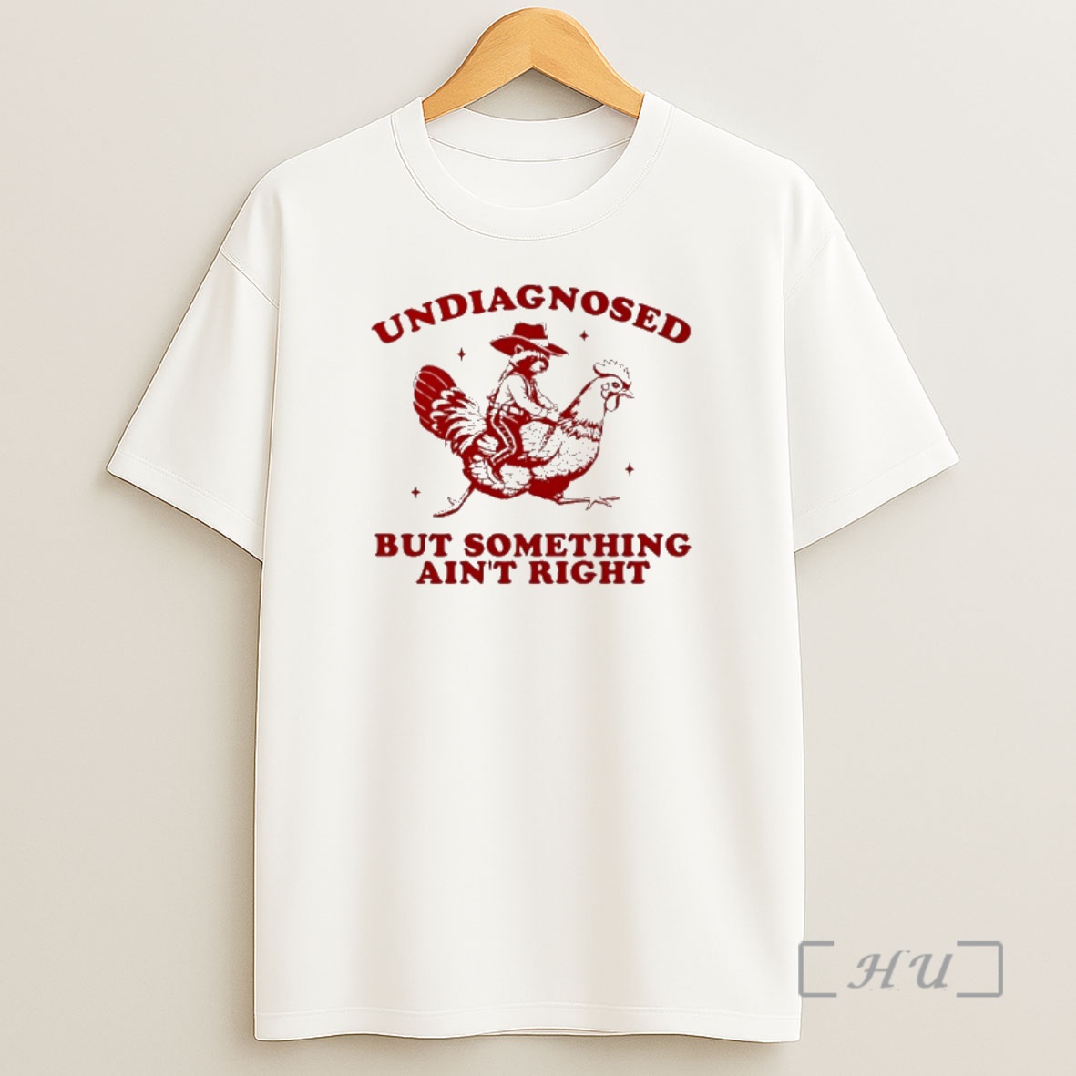 Officials Raccoon Riding Chicken Undiagnosed But Something Aint Right Shirt Sweatshirt Tee