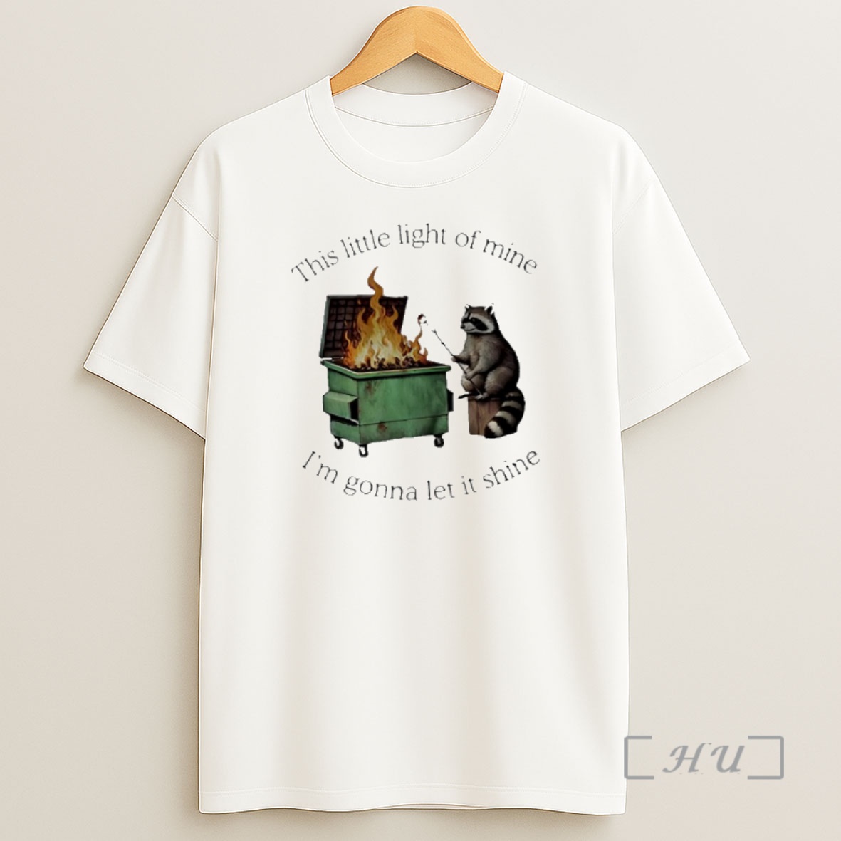 Officials Raccoon This Little Light Of Mine Im Gonna Let It Shine Premium Shirt Sweatshirt Tee