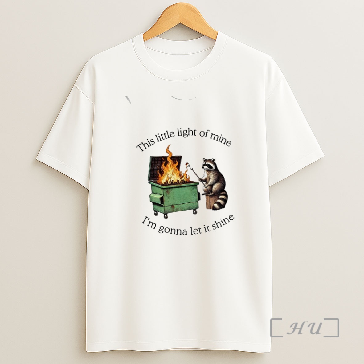 Officials Raccoon This Little Light Of Mine Im Gonna Let It Shine Shirt Sweatshirt Tee